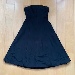Vintage JCrew silk strapless dress - size 2